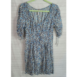 amber denim dress free people FREE PEOPLE Amber Denim Dress